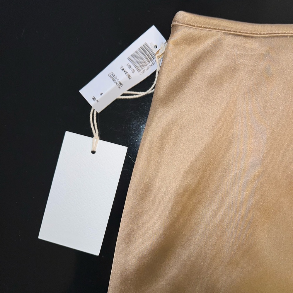 Aritzia Wilfred Tan Mini Skirt - Picture 3 of 4